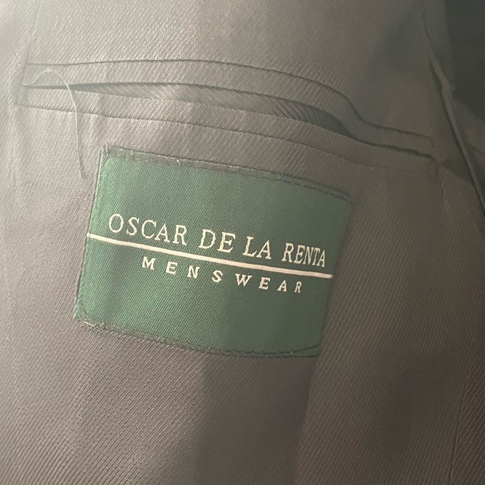 Oscar de la Renta 100% wool men’s suit jacket size 43L - Picture 3 of 9